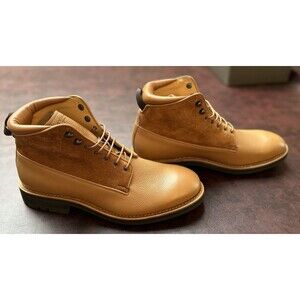 Heschung 1934 Men’s Brown Leather & Suede Boots EU 42.5  9.5 U.S. New Paris
